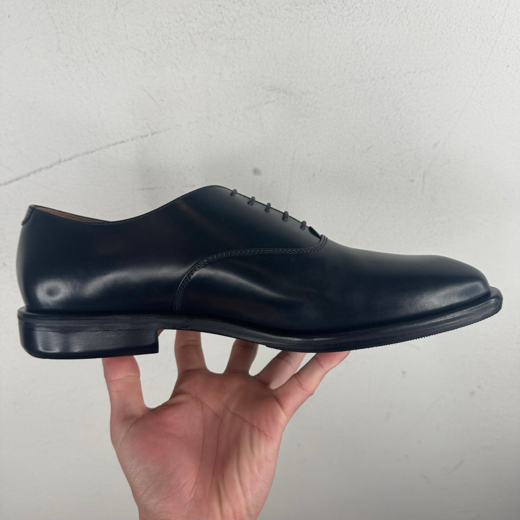 Hender Scheme Black Square Toe Derbies