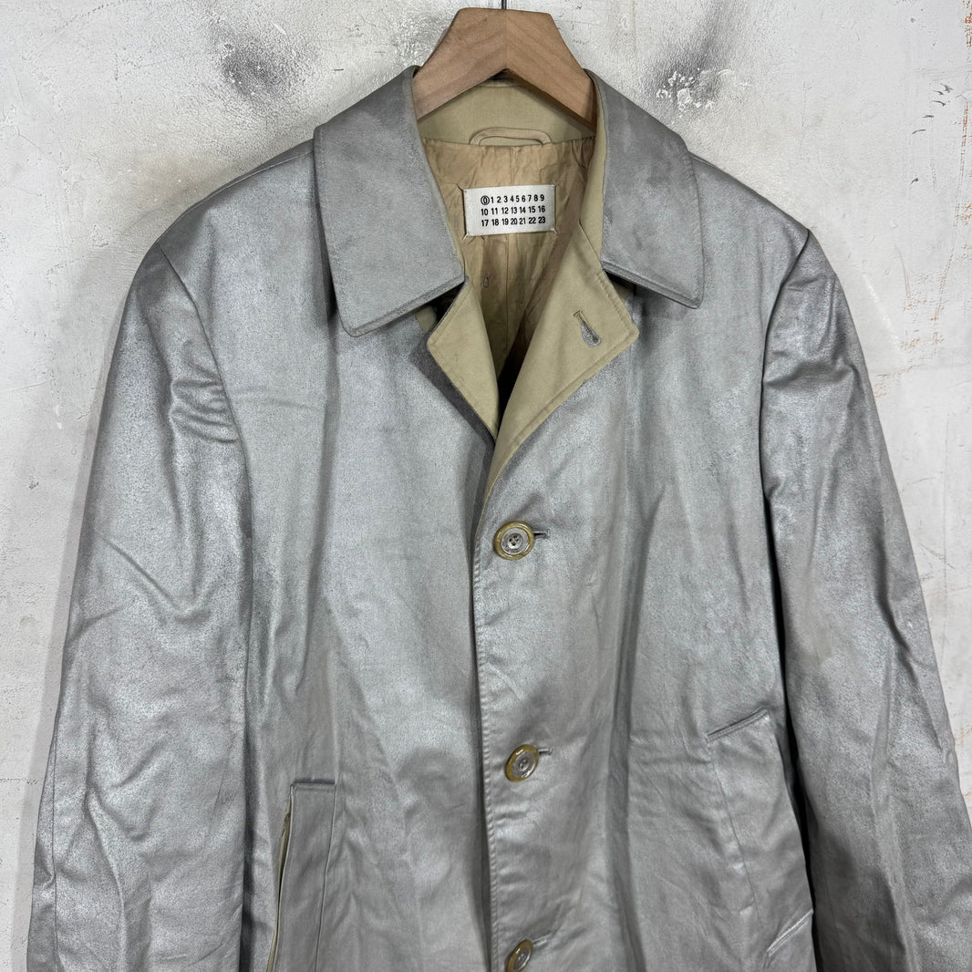 Margiela Archive Silver Painted Coat