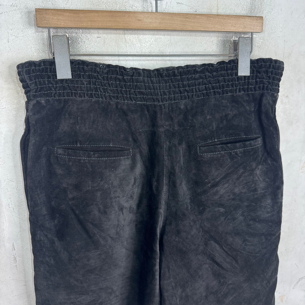 Givenchy Tisci Lambskin Drawstring Shorts