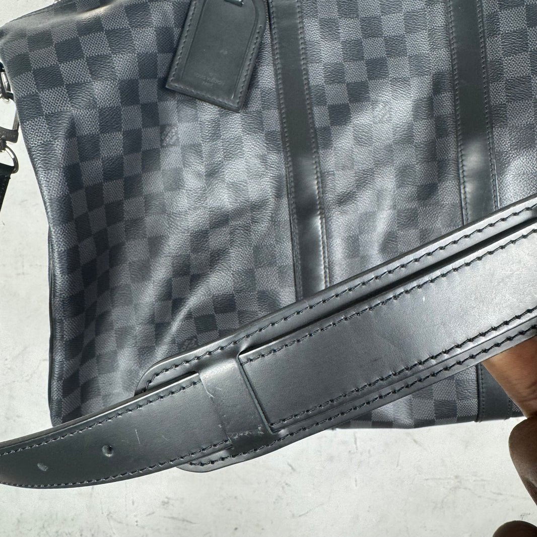 Louis Vuitton Damier 55 Keepall Duffle Bag