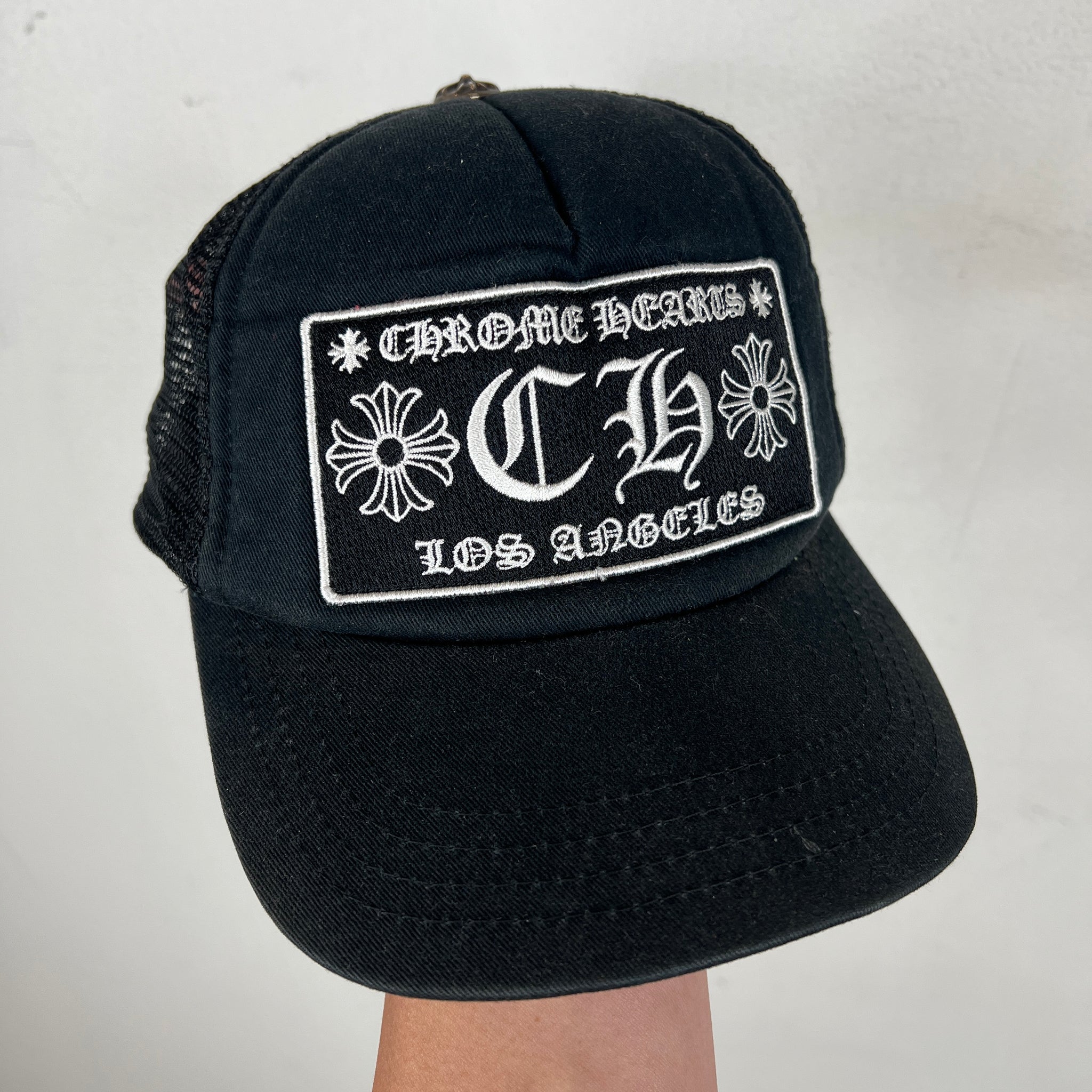 Chrome Hearts Smoked Los Angeles Trucker Hat