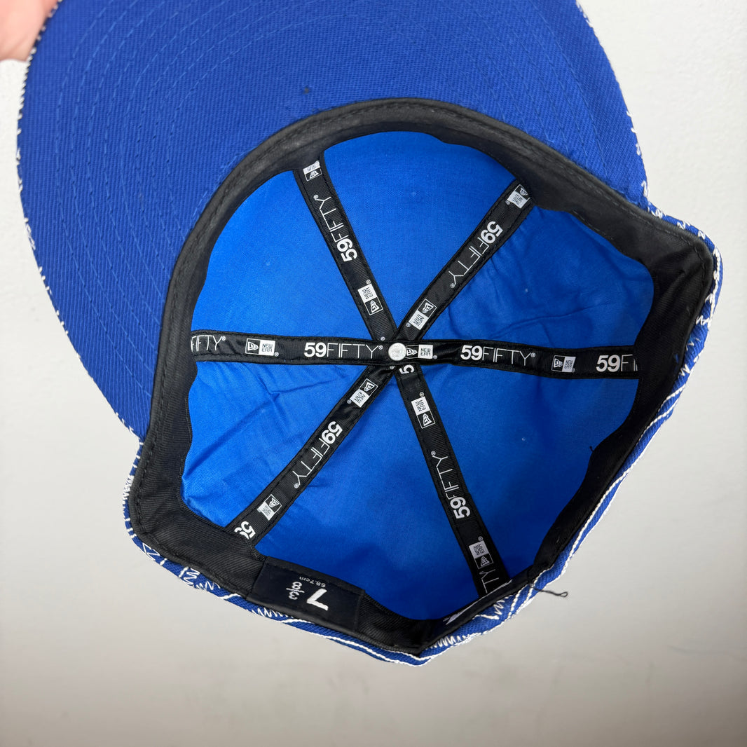 Supreme Blue Chainstitch Fitted Hat