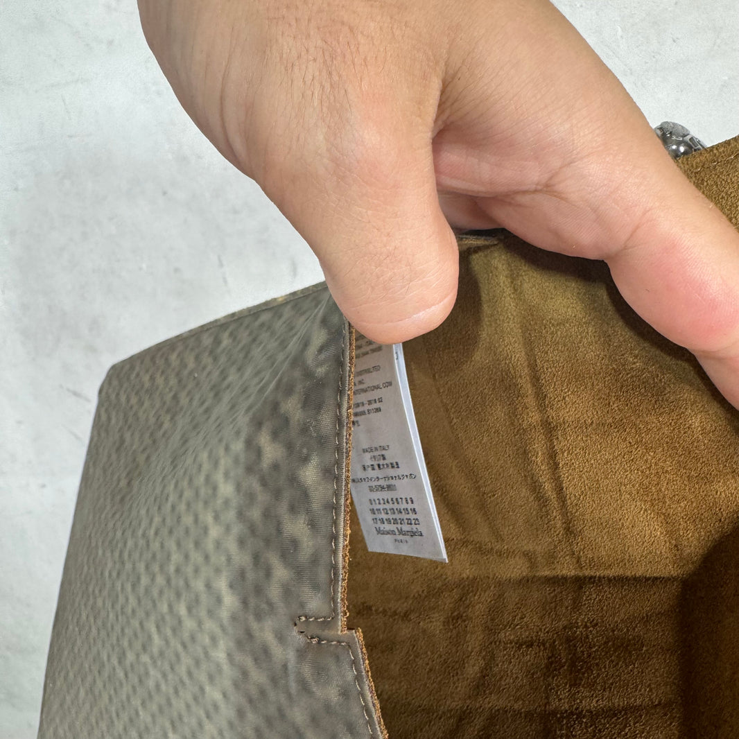 Margiela Brown Lenticular Elastic Pouch