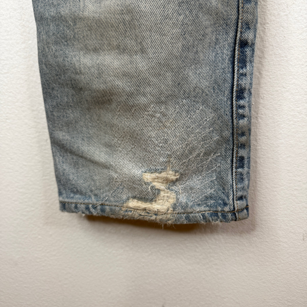 Saint Laurent Light Wash Repaired D18