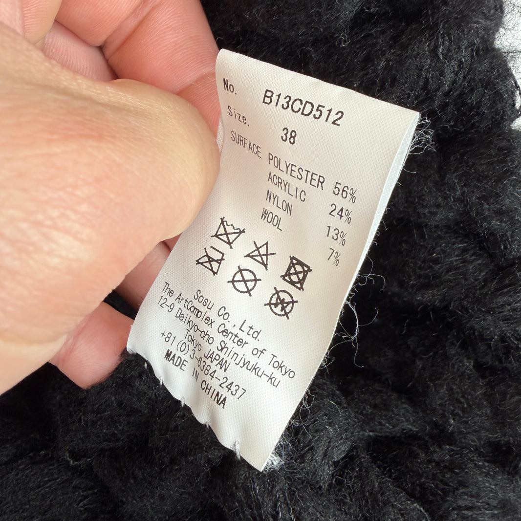 Maison Mihara Yasuhiro Knit Cropped Cardigan