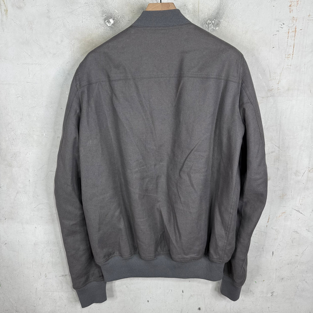 Rick Owens Sisyphus Blu Canvas Bomber