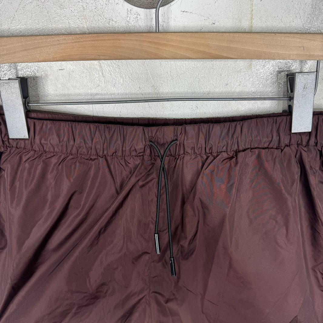 Acne Studios Maroon Nylon Swim Trunks