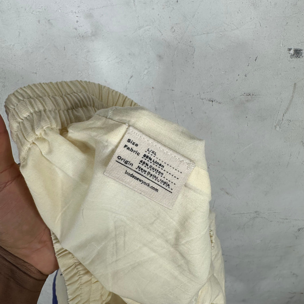 Bode Linen Floral Shorts