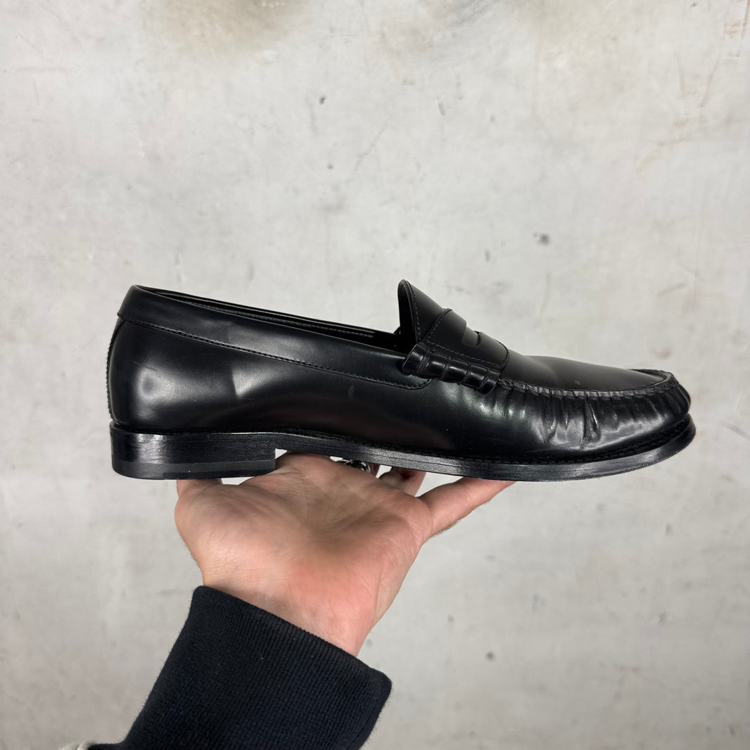 Celine Leather Penny Loafers