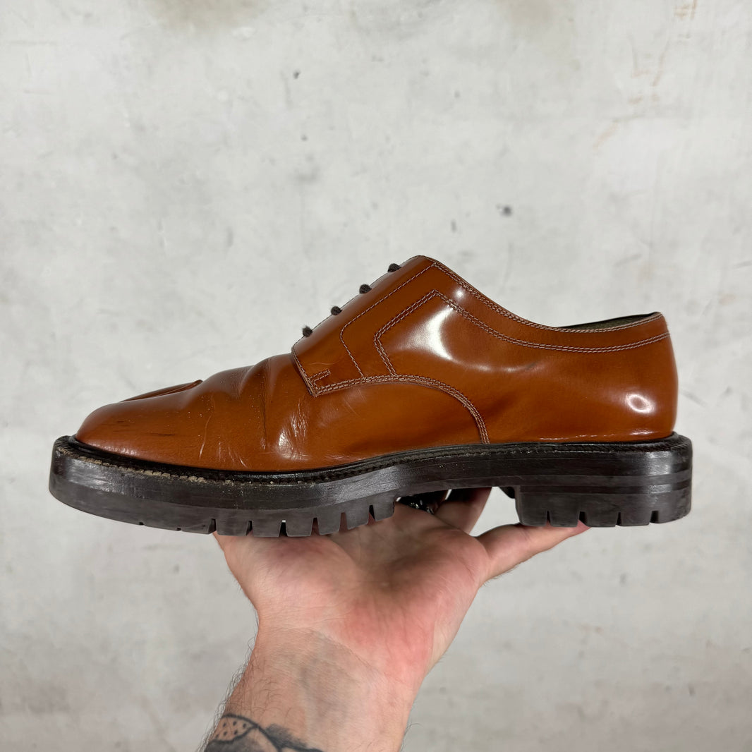 Margiela Brown Tabi Derbys