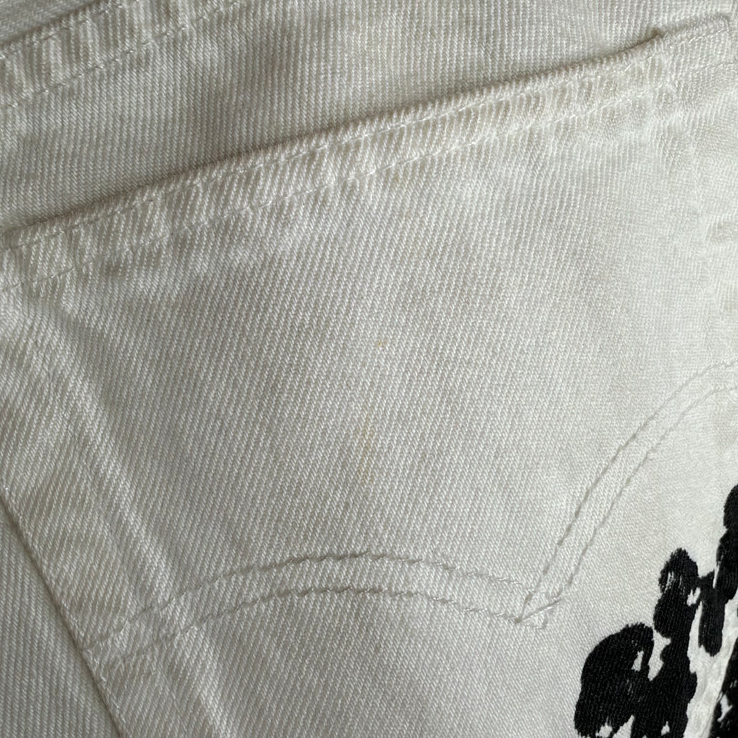 Denim Tears Levi's 501 White Wreath Jeans
