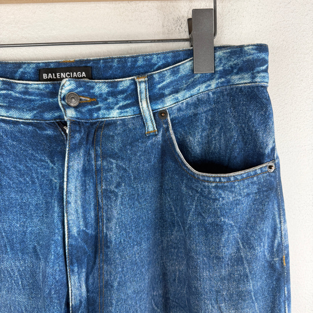 Balenciaga Homewear Tromp Denim Pants