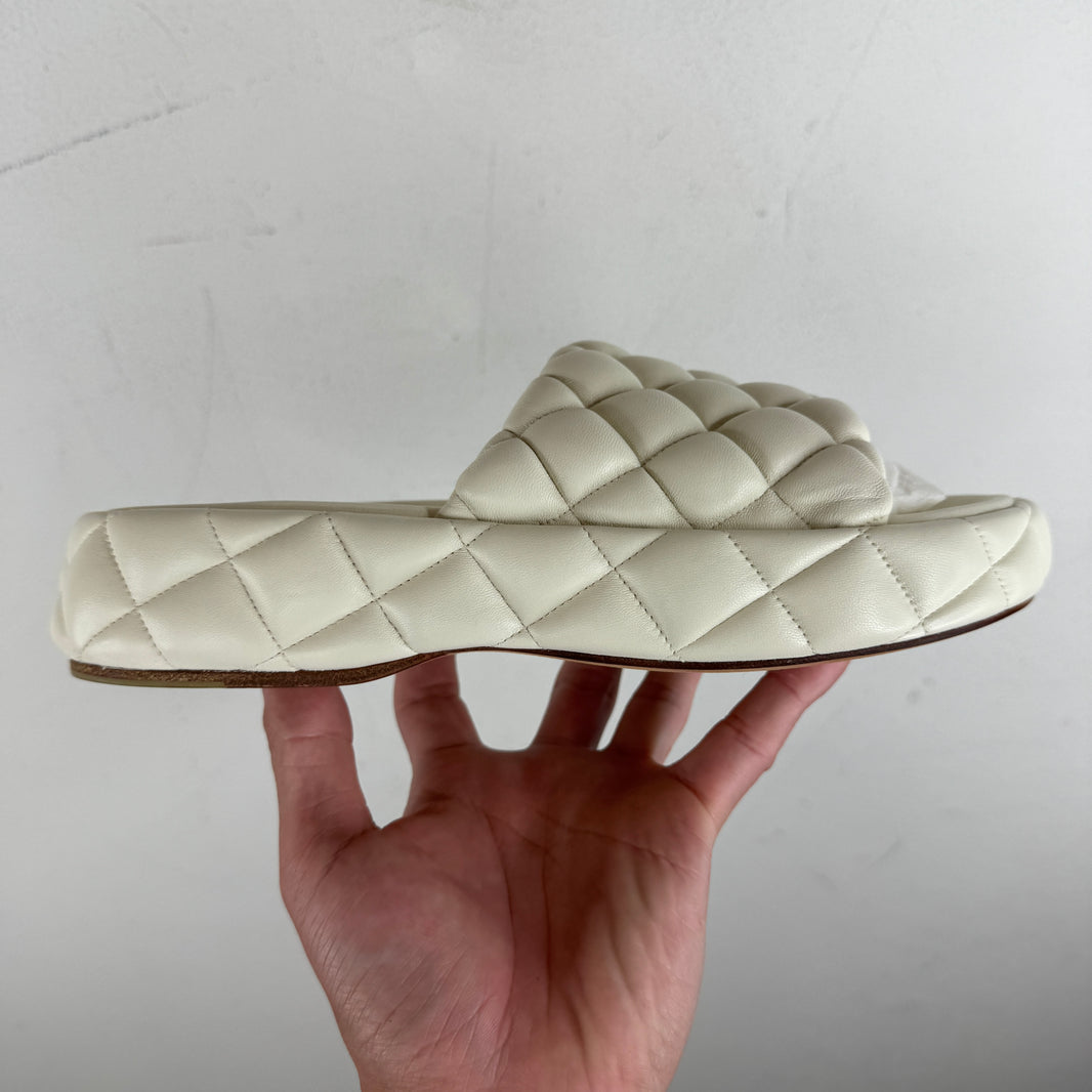 Bottega Veneta Padded Quilted Sandals