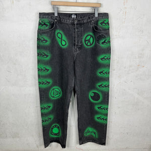 Stussy x Dries Van Noten Stencil Jeans