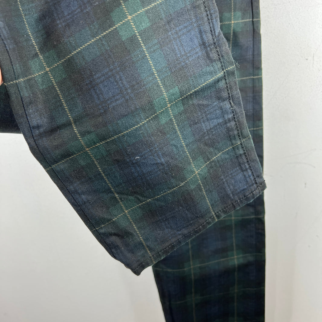 Polo Ralph Lauren Green Plaid Trousers