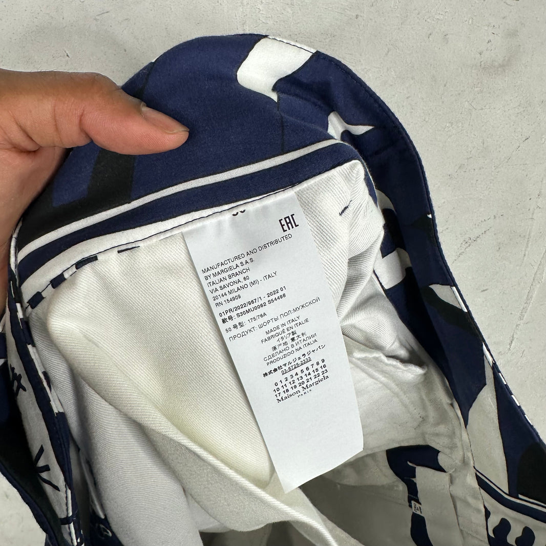 Margiela Belted Bandana Shorts