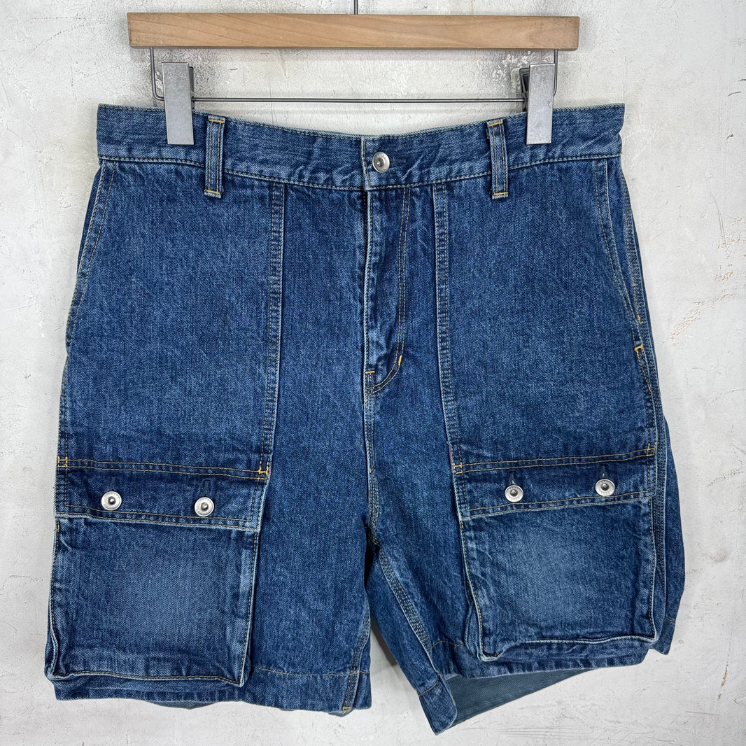 Sacai Denim Cargo Shorts