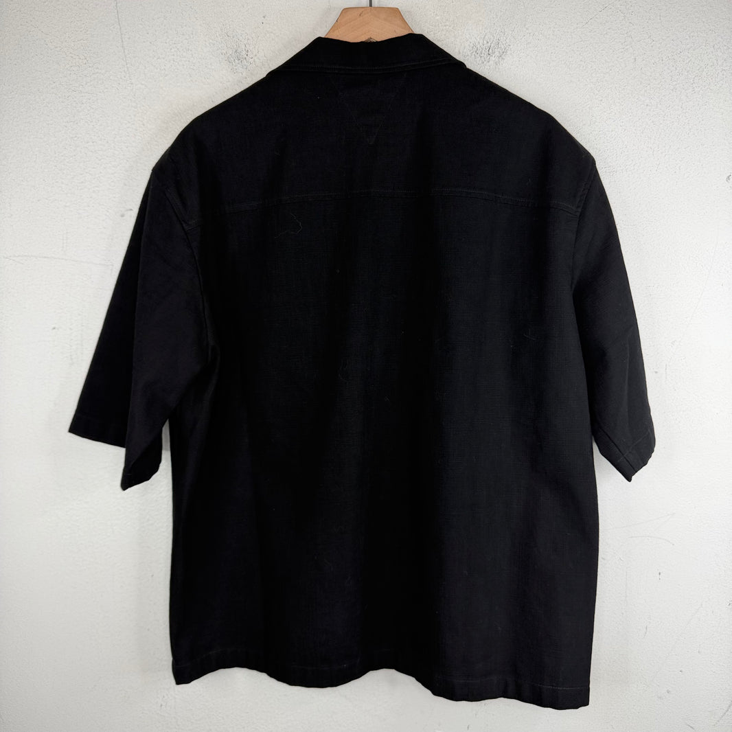 Bottega Veneta Black Twill S/S Shirt