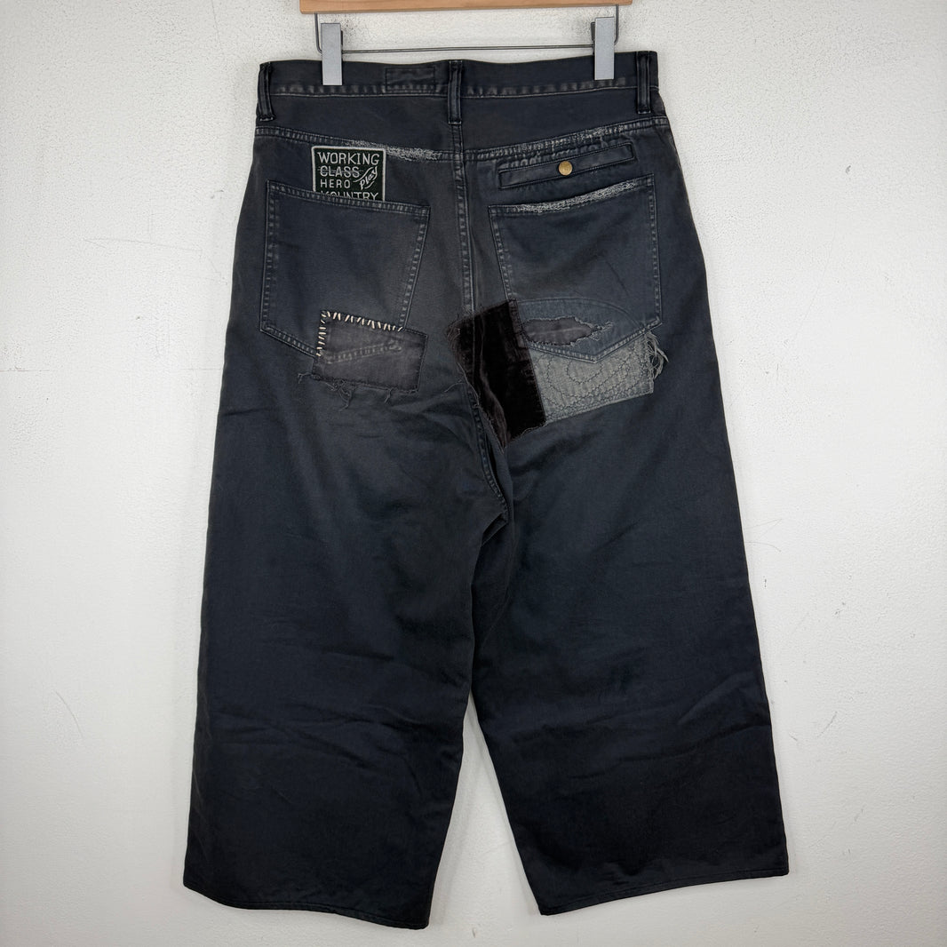Kapital Black Katsuragi Port Pants