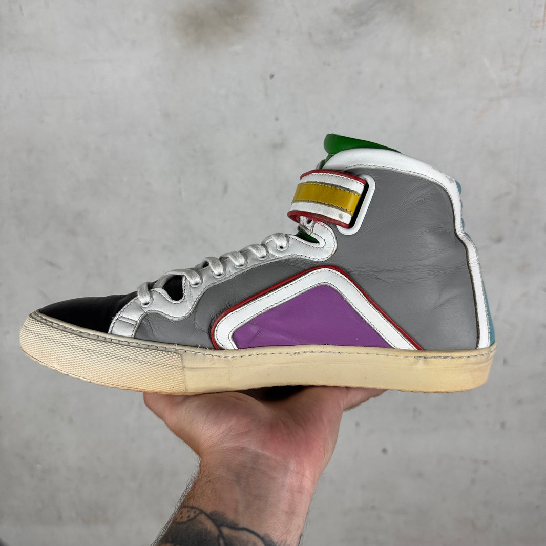 Pierre Hardy Multicolor Strapped Mid Sneakers