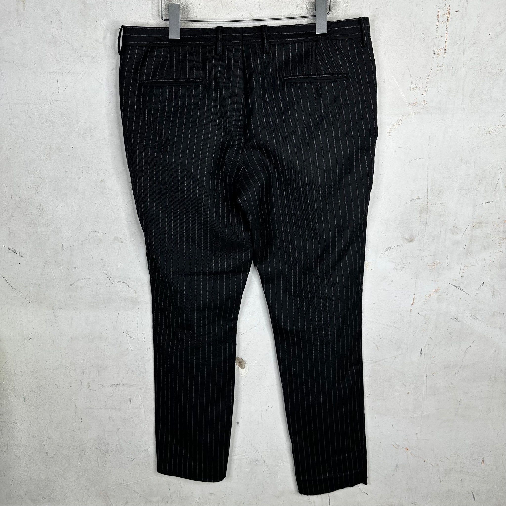 Saint Laurent Grey Pinstripe Trouser