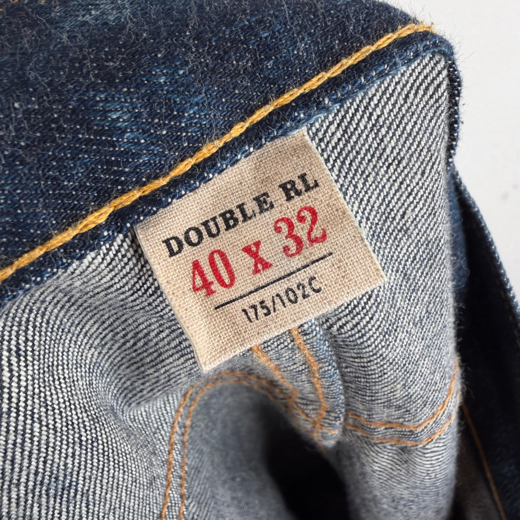 RRL Dark Wash Straight Leg Jeans