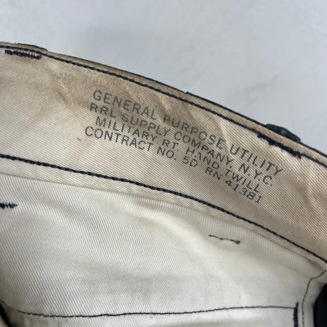 RRL Dark Gray Chino Trousers