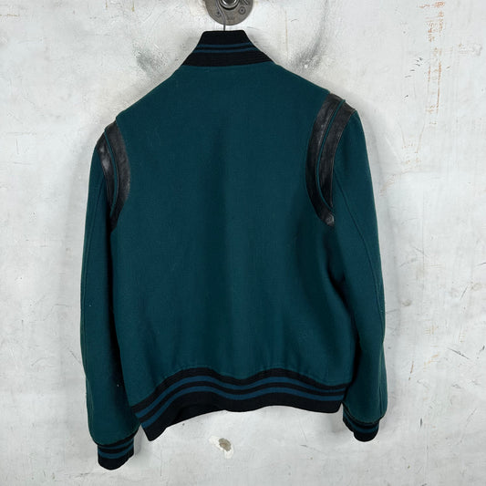 Saint Laurent Teal Teddy Jacket