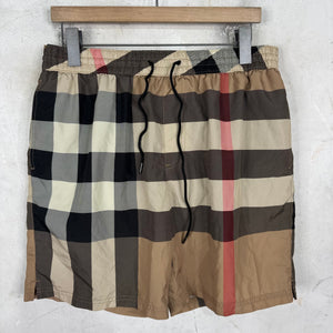 Burberry Plaid Swim Trunks