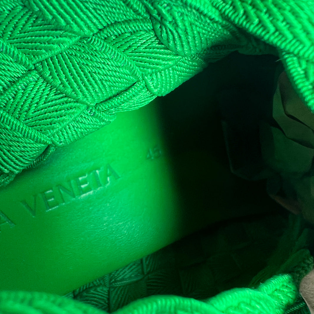 Bottega Veneta Green Plat Grass Slip On Sneakers
