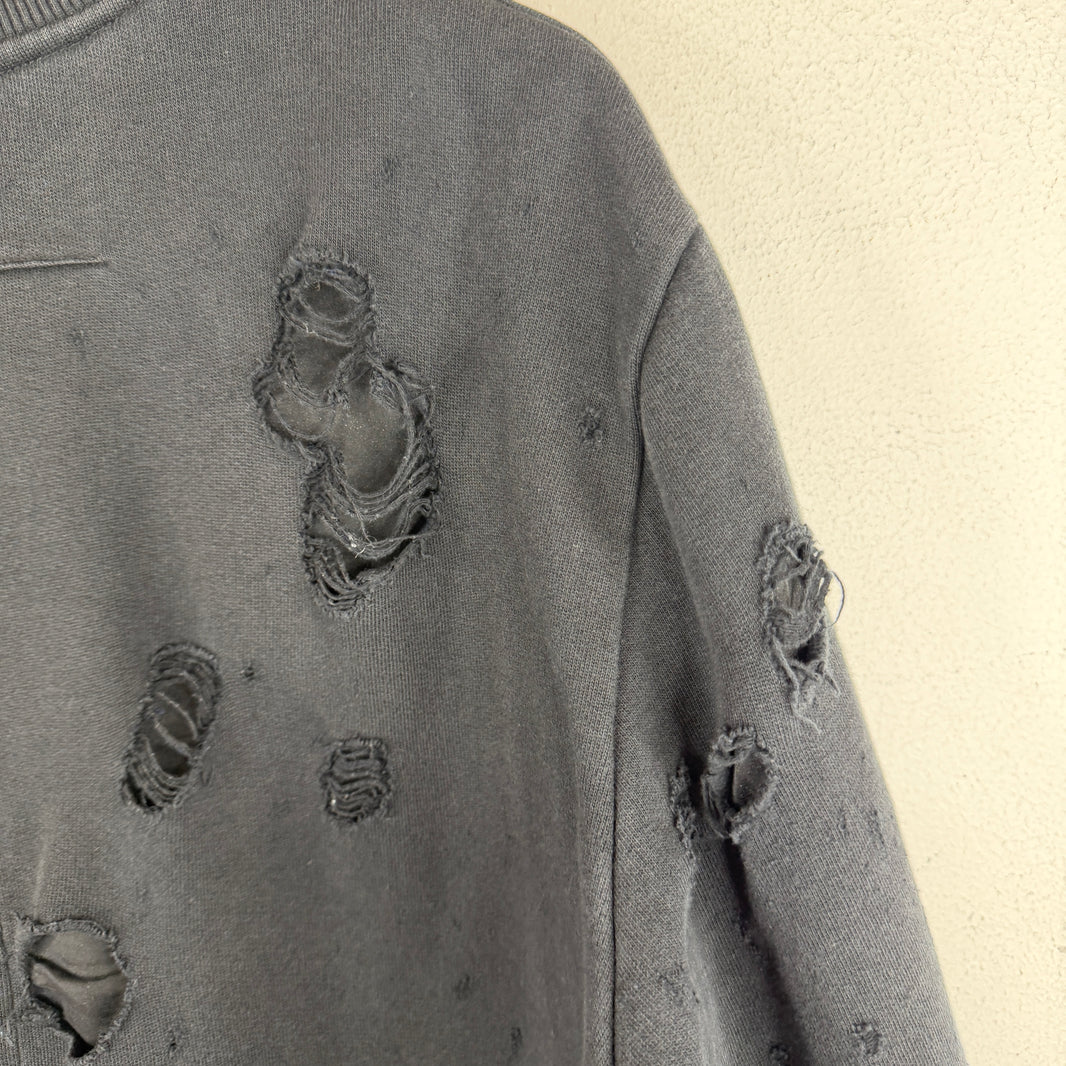 Givenchy Distressed Logo Crewneck