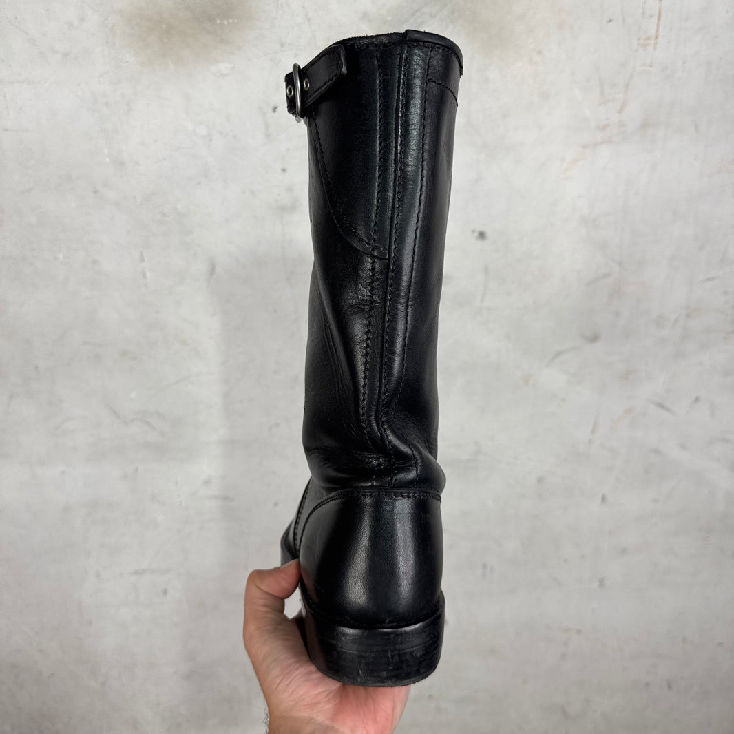 Dries Van Noten Leather Pull Booties