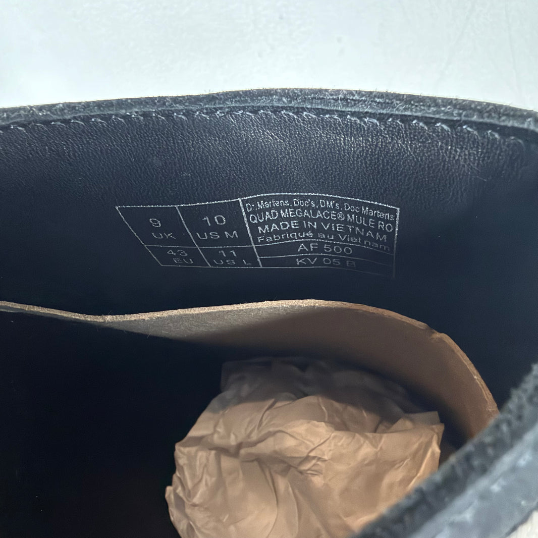 Rick Owens Doc Marten's Quad Megalace Mules