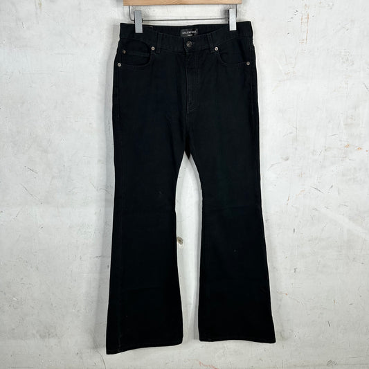 Balenciaga Black Flared Jeans