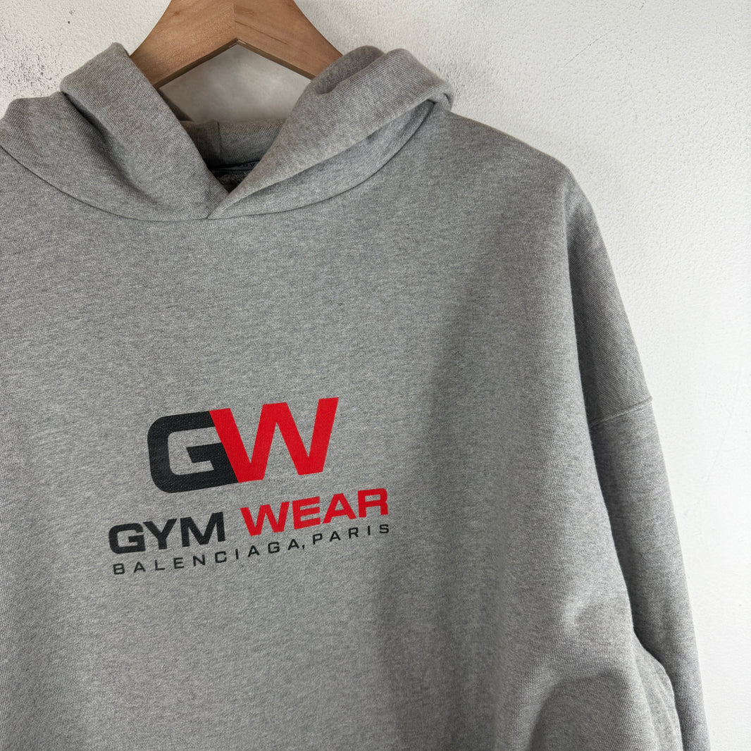 Balenciaga Gray Gym Wear Hoodie