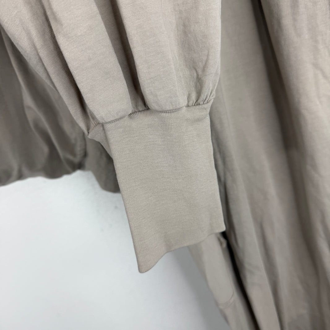 DRKSHDW Beige Long Drawstring Jogger Pants