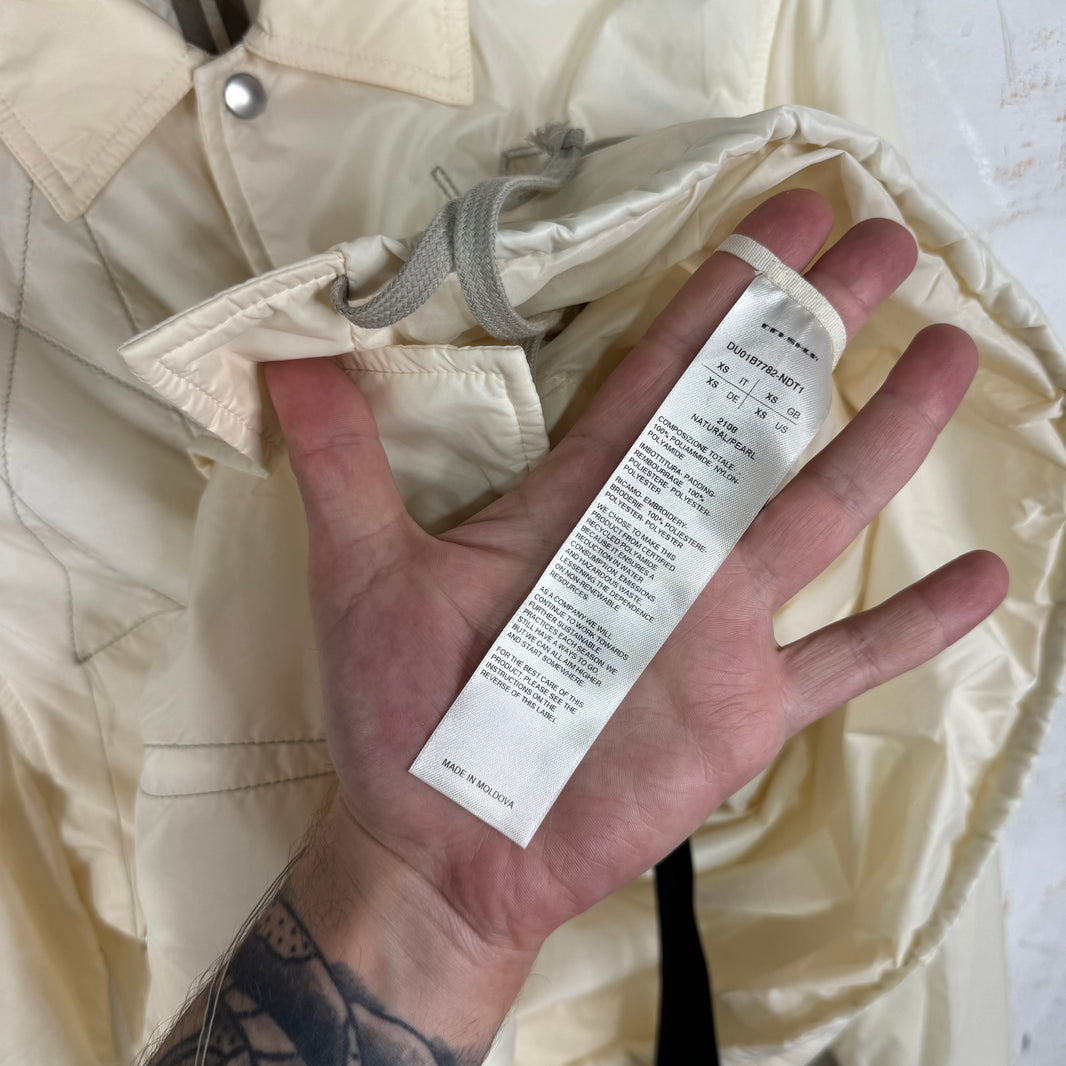 DRKSHDW Pentagram Logo Padded Overshirt