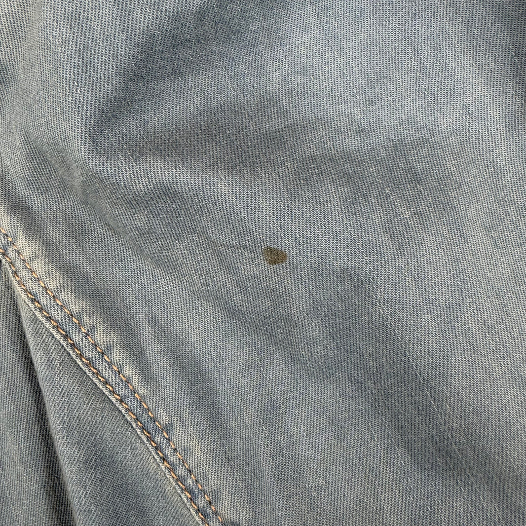 DRKSHDW Blue Tower Drop Crotch Shorts