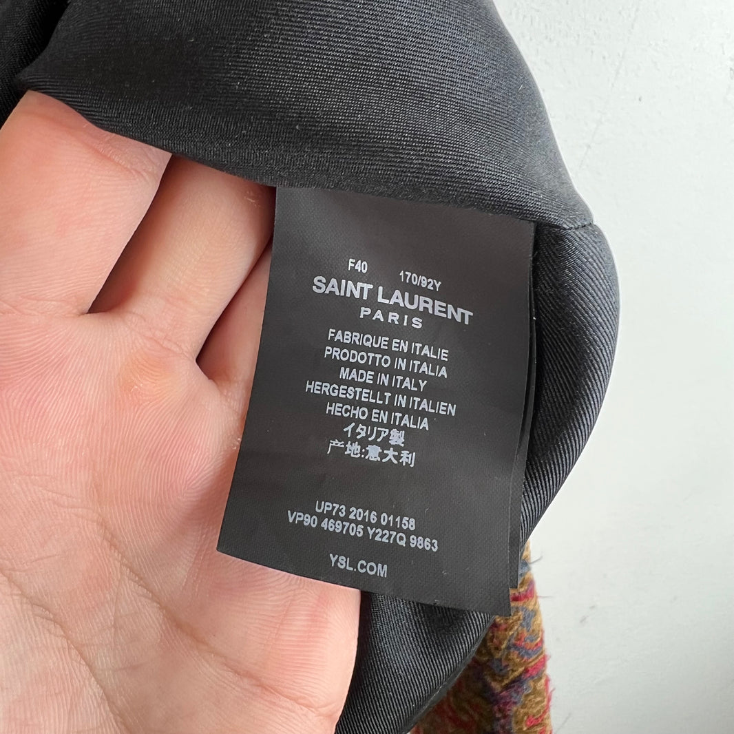 Saint Laurent Marrakech Teddy Tapestry Jacket