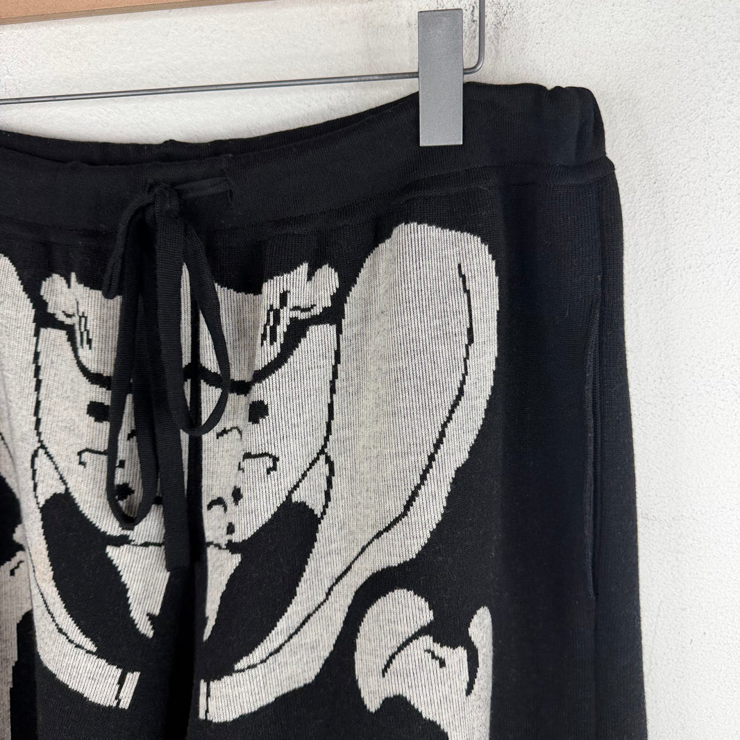 Loewe Wool Skeleton Long Shorts