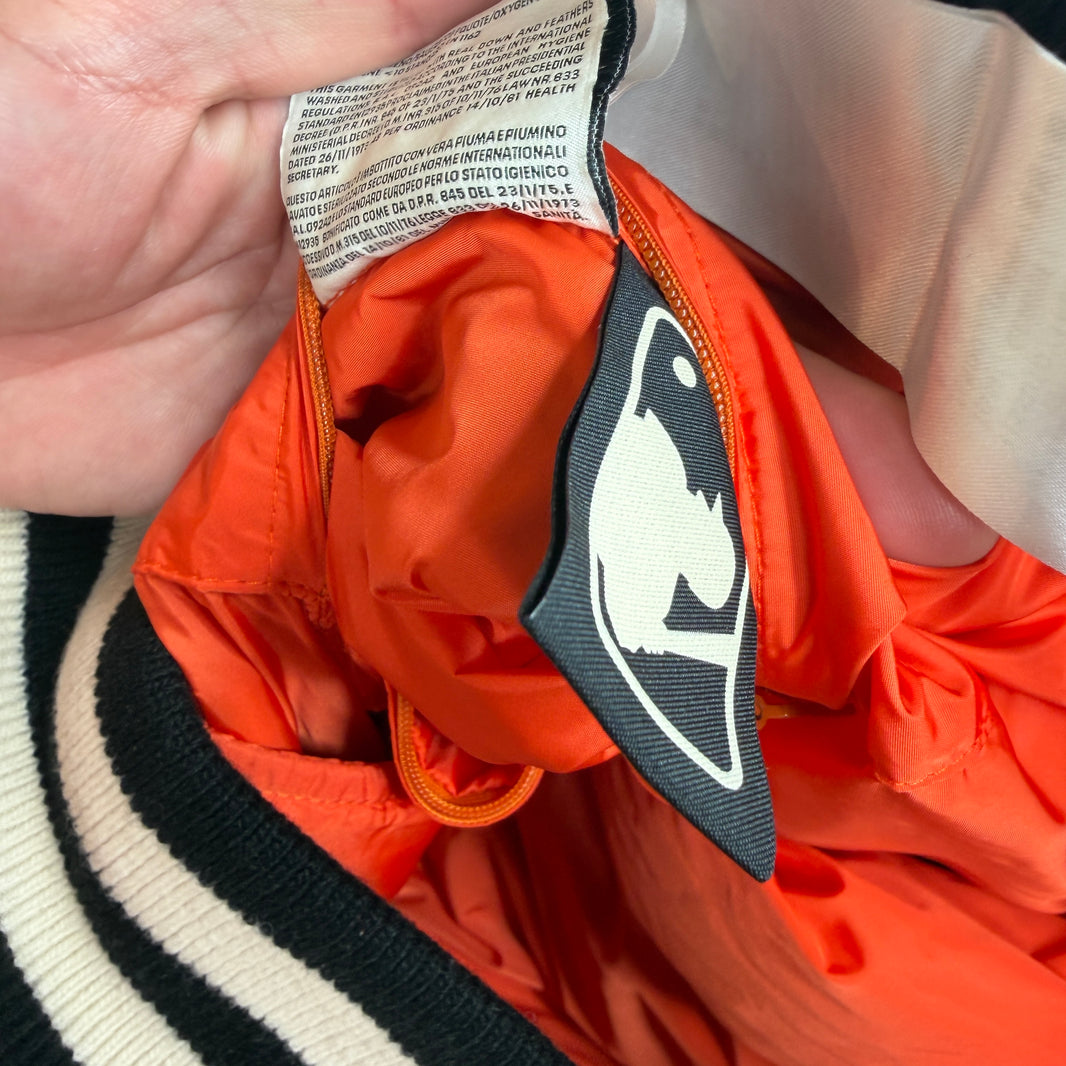 Gucci Yankees Orange Puffer Snap Button Jacket