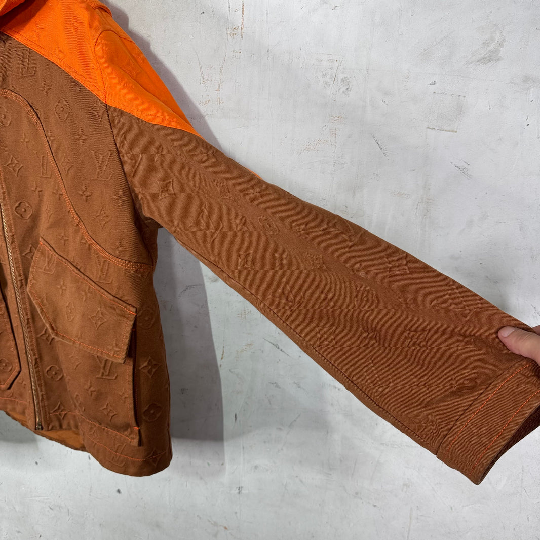 Louis Vuitton Orange Monogram Work Jacket