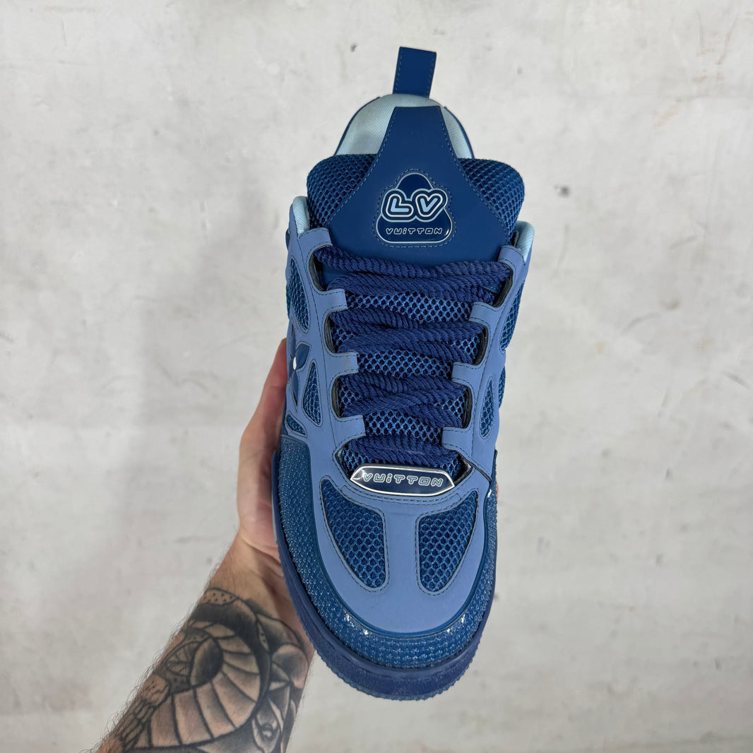 Louis Vuitton Blue Skate Trainers