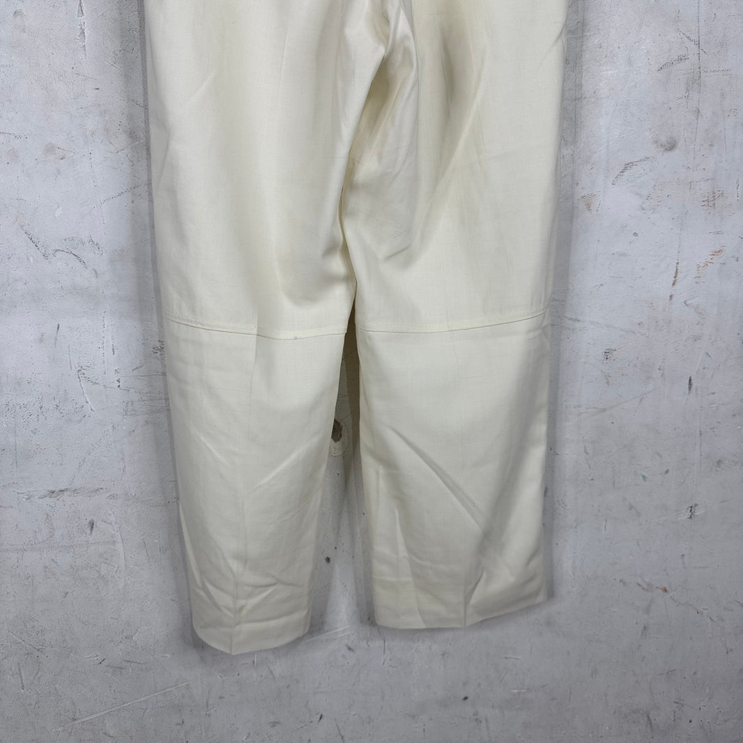 Louis Vuitton Wool Cream Pants