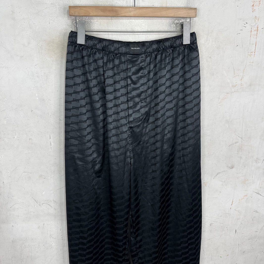 Balenciaga Monogram BB Loungewear Pants