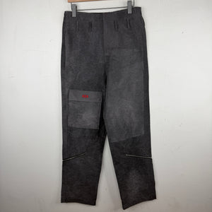 424 Gray Zipper Cargo Pants