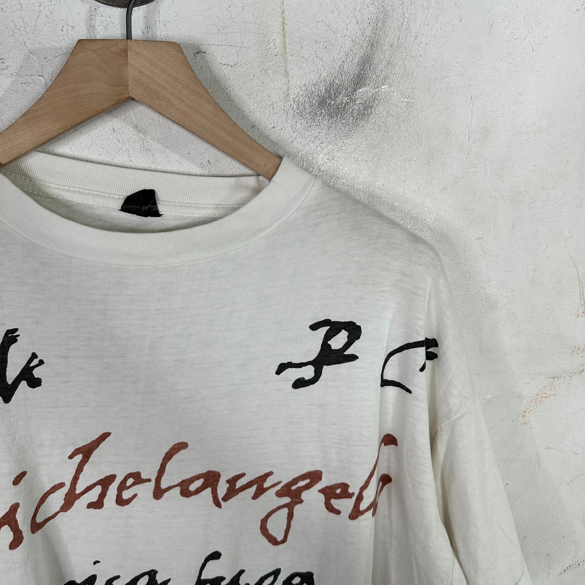 Vintage Michaelangelo Printed T-shirt