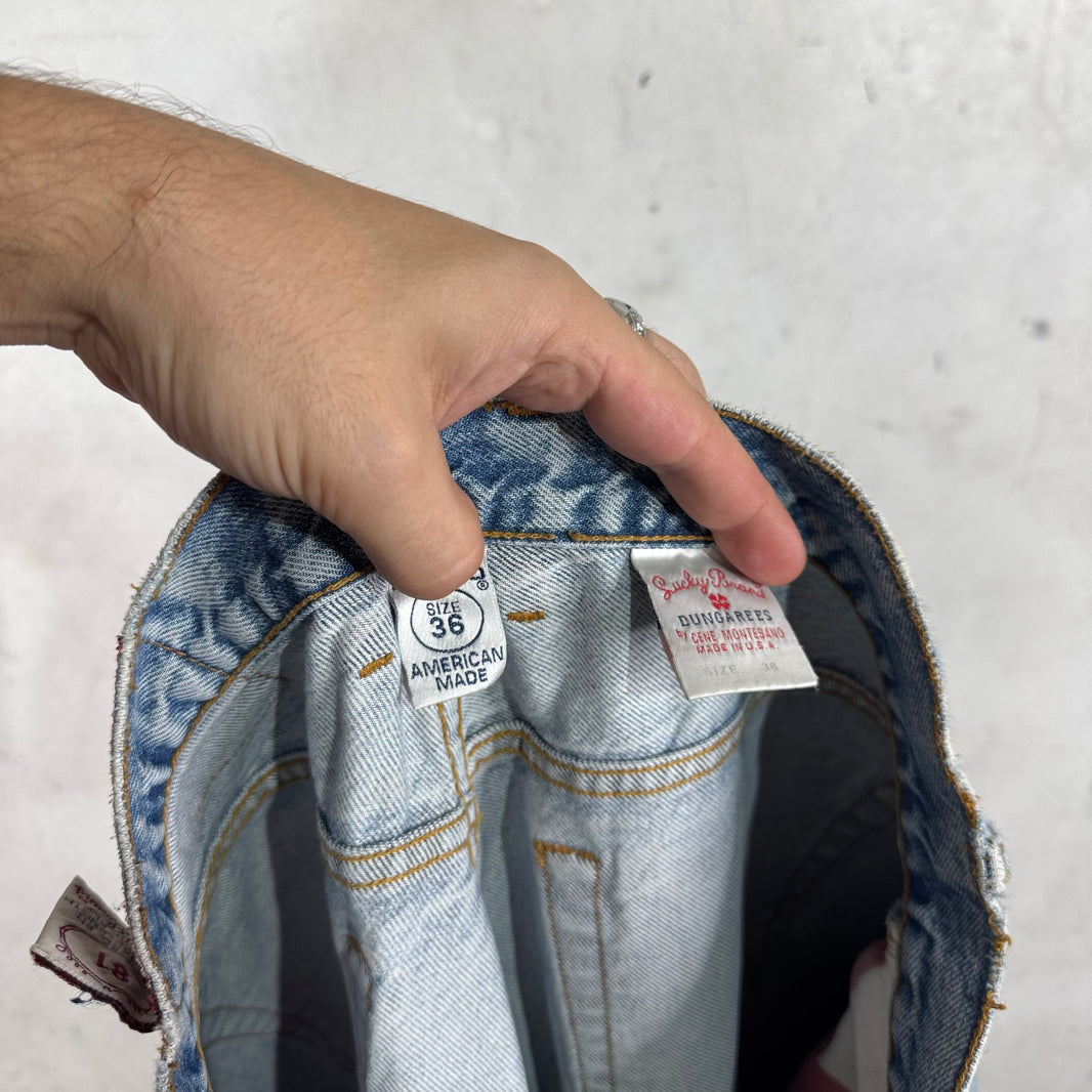Vintage Lucky Brand Painter Distressed Jeans