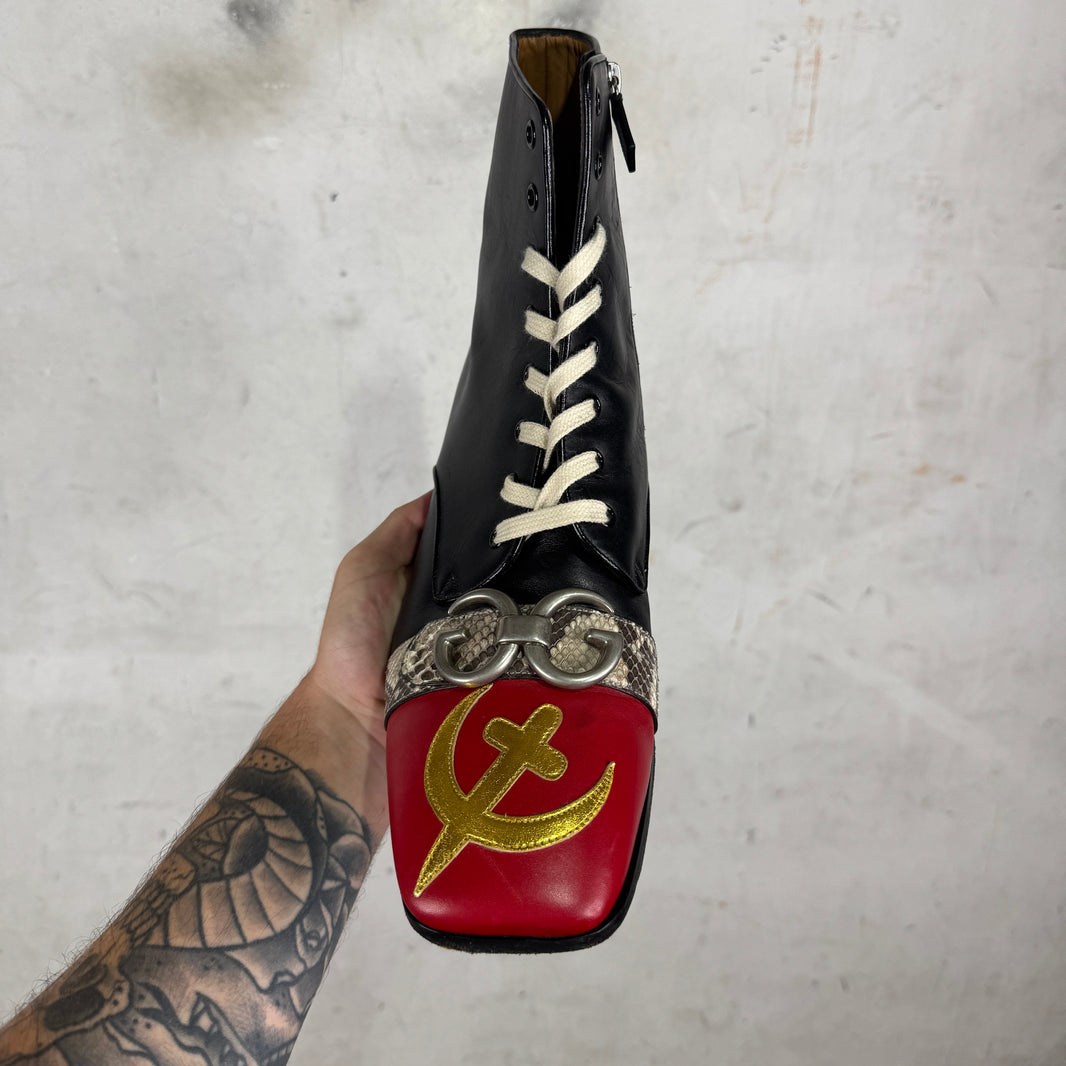 Gucci Runway USSR Cirano Boots