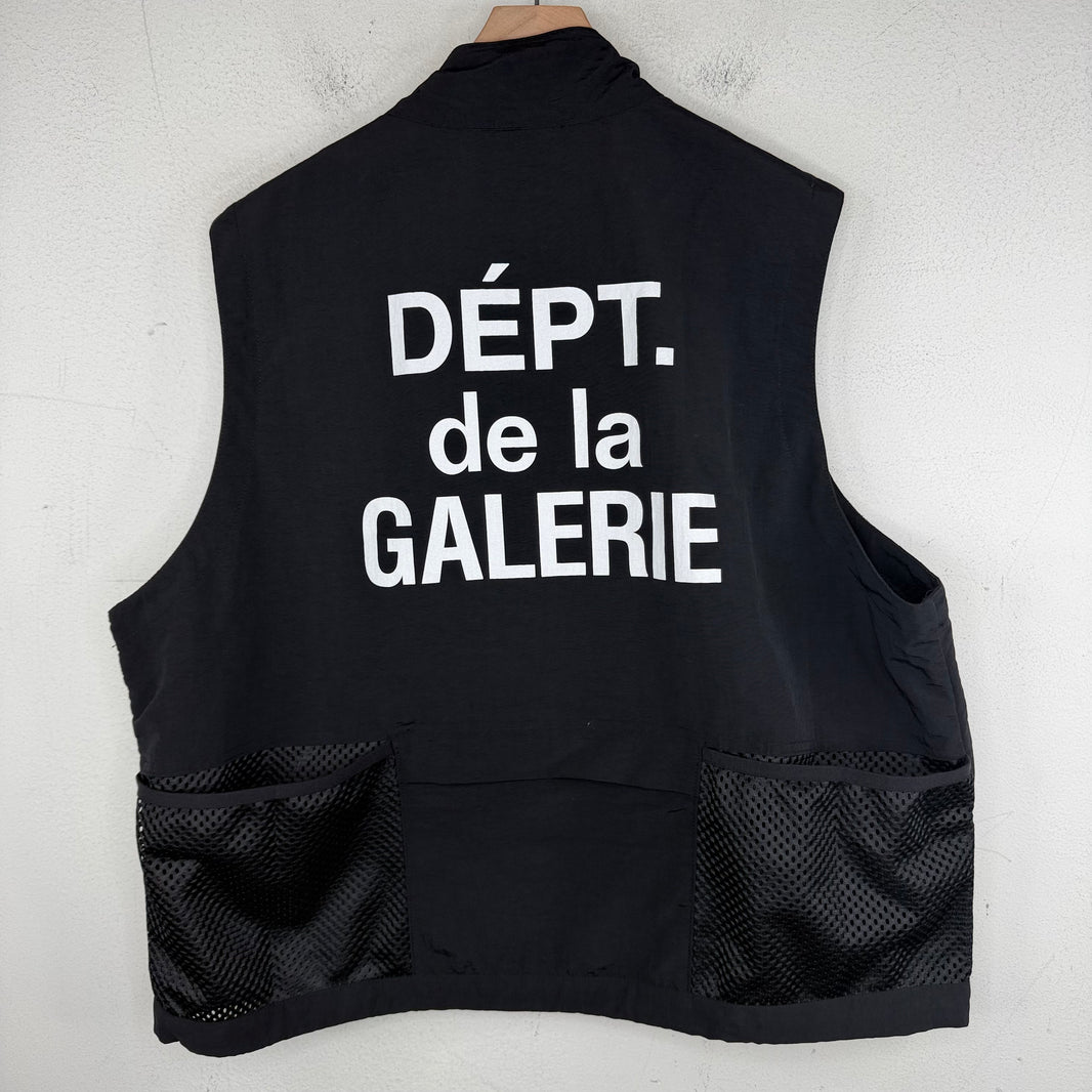 Gallery Dept Black French Logo Vest